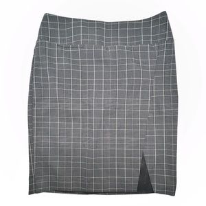 R. Marks New York Plaid Pencil Skirt Size 8